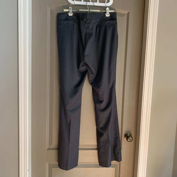 wool trowsers pinstripe // classic minimalist corporatecore - Picture 4 of 10